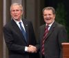 George W. Bush with Romano Prodi