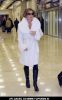 Geri Halliwell at Geri Halliwell Arrives at the Madrid Airport on January 27, 2009