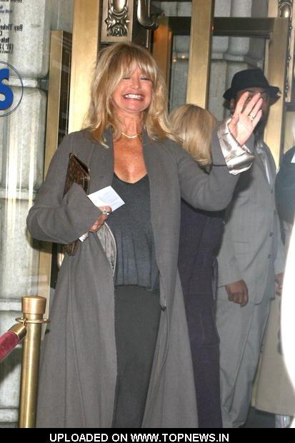Goldie Hawn at  "Exit the King" Broadway Opening Night - Arrivals