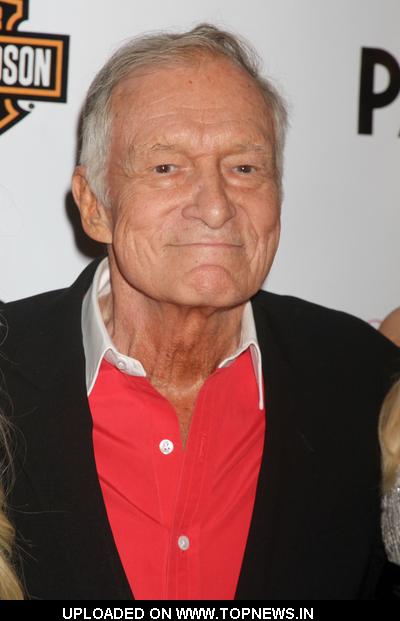 Hugh Hefner at Playboy's 2011 Playmate of the Year Celebration Arrivals