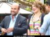 "Extra" Interview with Nia Vardalos and Her Husband Ian Gomez at The Grove in Los Angeles