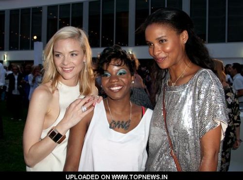 Jaime King, Rye Rye and Joy Bryant at ELLE Spa Launch Party at Eden Roc Renaissance Miami Beach