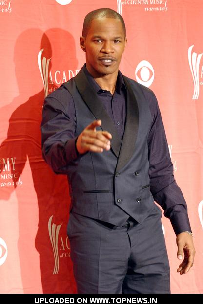 Jamie Foxx at  44th Annual Academy of Country Music Awards - Press Room
