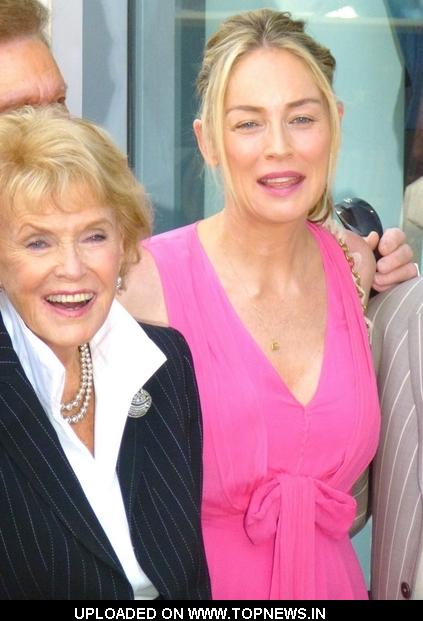 Sharon Stone at Jane Morgan Honored with a Star on the Hollywood Walk of Fame Sharon Stone at Jane Morgan Honored with a Star on the Hollywood Walk of Fame