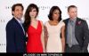 Javier Bardem, Berenice Marlohe, Naomie Harris and  Daniel Craig at "Skyfall" UK Photocall