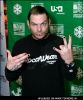 WWE star Jeff Hardy collect toys for tots and sign autographs at the NBC Experince store in New York City.
