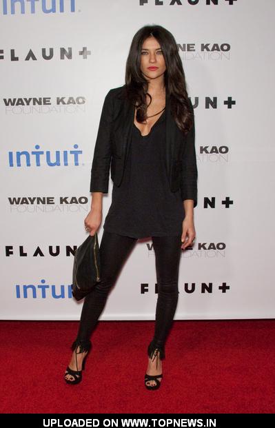 Jessica Szohr at Flaunt Magazine's 10th Anniversary Party and Annual Holiday 