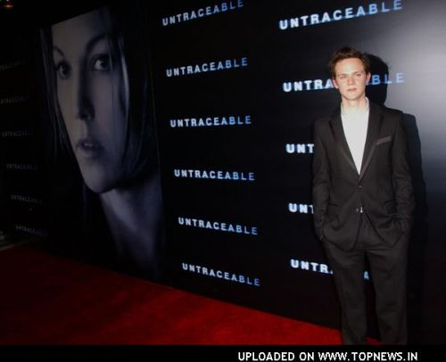 Joseph Cross at "Untraceable" World Premiere - Arrivals