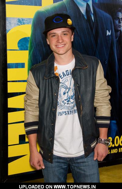 Josh Hutcherson on Josh Hutcherson At  Watchmen  U S  Premiere   Arrivals   Topnews