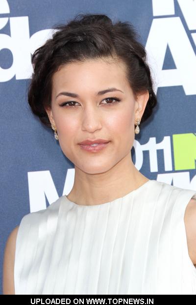 Julia Jones at 2011 MTV Movie A...