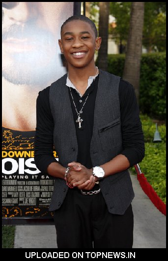 Justin Martin at The Soloist Los Angeles Premiere - Arrivals
