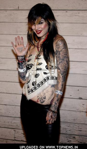 Kat Von D at Maxim 39s 2008 Hot 100 Party Arrivals