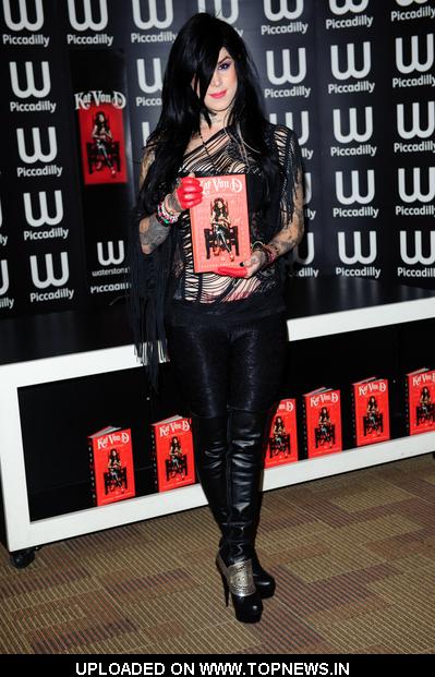 Kat Von Ds The Tattoo Chronicles Book Signing at Waterstones in London on