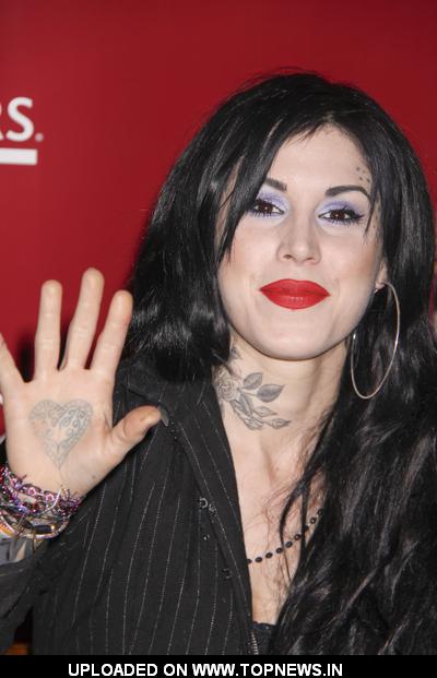 Kat Von D Signs Copies of Her New Book "High Voltage Tattoo" at Borders