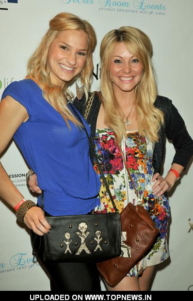 Katie Krause at 2011 Secret Room Events Golden Globe Awards Style Lounge Katie Krause at 2011 Secret Room Events Golden Globe Awards Style Lounge