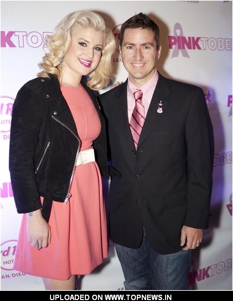 Brian Klein at Pinktober Launch and Building Lighting with Kelly Osbourne at the Hard Rock Hotel San Diego