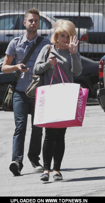 Kelly Osbourne is seen with a shopping bag as she heads to the Viper Room