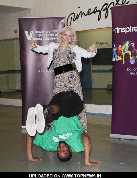 Kimberly Wyatt Promotes the vinspired National Awards 2011 in London