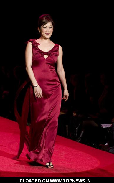 Kristi Yamaguchi at Mercedes-Benz Fashion Week Fall 2009 - Heart Truth's Red Dress Collection Fashion Show