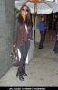 La La at Celebrities Departing Nobu Restaurant in Hollywood on September 16, 2009