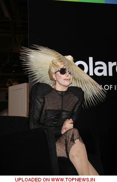 Lady GaGa at 2010 International Consumer Electronics Show - Lady GaGa Named Creative Director for Specialty Line of Polaroid Ima Lady GaGa at 2010 International Consumer Electronics Show - Lady GaGa Named Creative Director for Specialty Line of Polaroid Ima