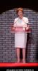 Laura Bush at Mercedes-Benz Fashion Week Fall 2008 - The Heart Truth Red Dress - Runway