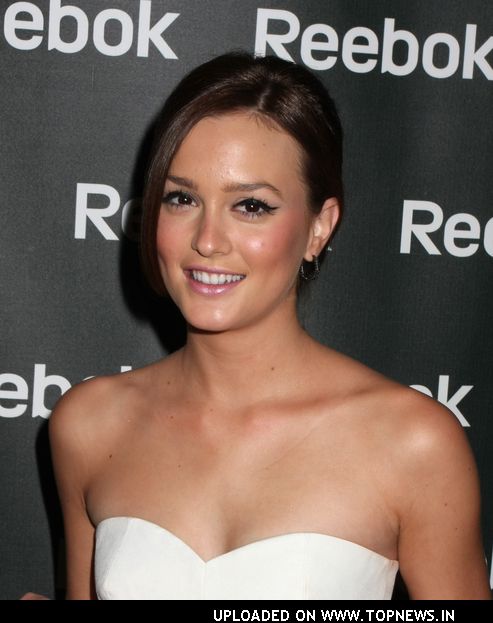 Leighton Meester at Reebok Unveils Freestyle World Tour Ad Campaign and