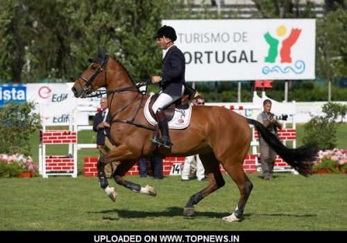 Leon Thijssen at 88th International Official Showjumping Competition CSIO - Day 4 Leon Thijssen at 88th International Official Showjumping Competition CSIO - Day 4