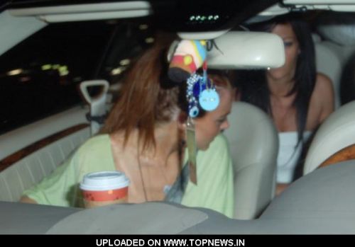  Lindsay Lohan Departing Bardot in Hollywood on July 12, 2009