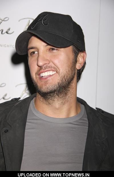 Luke Bryan at Hilary Scott 25th Birthday Celebration at The Bank Nightclub in Las Vegas on April 3, 2009