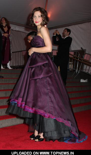 Maggie Gyllenhaal at "Superheroes: Fashion and Fantasy" Costume Institute Gala at The Metropolitan Museum of Art - Departures