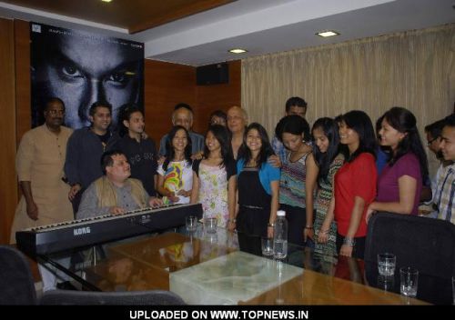 Shillong Chamber Choir meets Mahesh Bhatt at Vishesh Films office, Khar