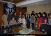Shillong Chamber Choir meets Mahesh Bhatt at Vishesh Films office, Khar