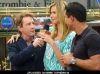 Mario Lopez at "Extra" Interview with Heidi Klum and Martin Short at The Grove in Los Angeles