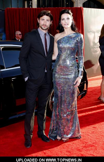 Matt Dallas and Jaimie Alexander at Thor Los Angeles Premiere Arrivals