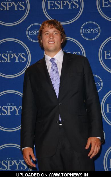 Matthew Stafford at 17th Annual ESPY Awards - Press Room Matthew Stafford at 17th Annual ESPY Awards - Press Room