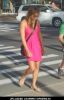 Maya Gabeira Walking on the Street in Waikiki on November 27, 2009