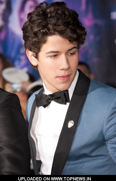 Nick Jonas at Jonas Brothers The 3D Concert Experience World Premiere 