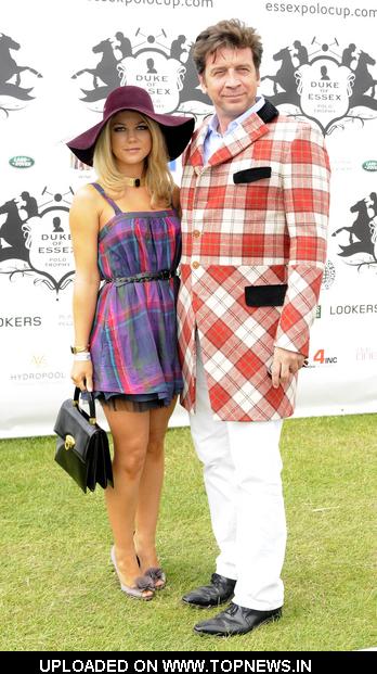 Nick Knowles and Jessica Rose Moor at The Duke of Essex Polo Trophy 2011 - Arrivals