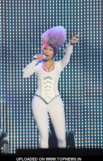 Nicki Minaj at Lil Wayne in nicki minaj in london concert. Nicki Minaj at Lil Wayne in
