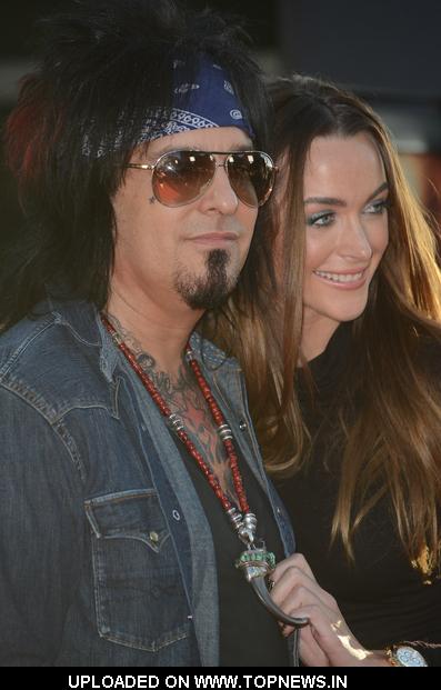 Nikki Sixx and Courtney Bingham at "God Bless Ozzy Osbourne" Los Angeles Special Screening - Arrivals
