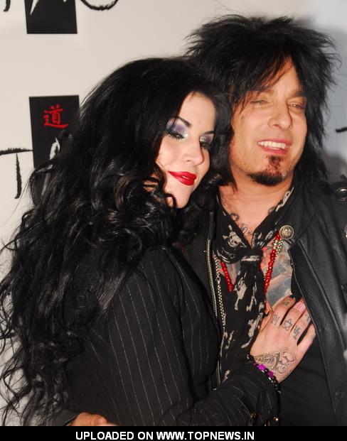 Nikki Sixx bat Kat Von D Celebrates the Launch of Her New Book "High Voltage