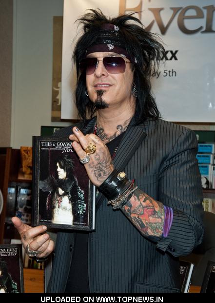 Nikki Sixx "This is Gonna Hurt" Book Signing at Barnes & Noble Rittenhouse Square in Philadelphia 