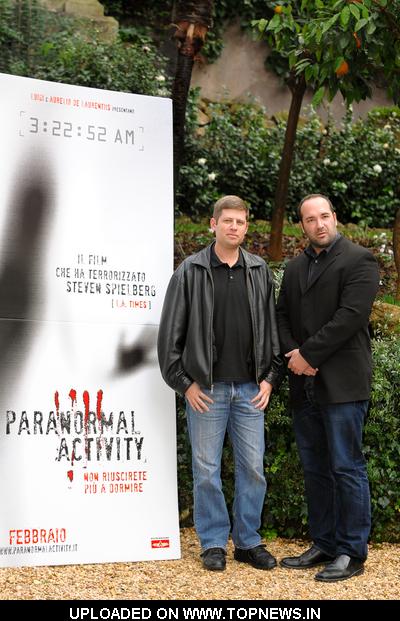 Oren Peli and Steven Schneider at "Paranormal Activity" Rome Photocall Oren Peli and Steven Schneider at "Paranormal Activity" Rome Photocall
