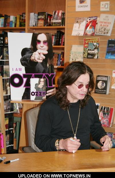 Ozzy Osbourne's "I AM OZZY" Book Signing at Book Passage in San Francisco Ozzy Osbourne's "I AM OZZY" Book Signing at Book Passage in San Francisco