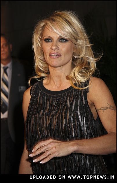 Pamela Anderson Host New Year's Eve 2008 Party at LAX Nightclub in Las Vegas