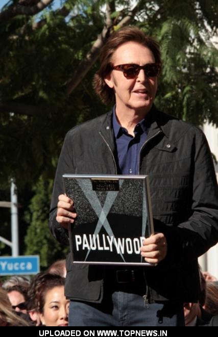 Paul McCartney Honored with Star on Hollywood Walk of Fame 