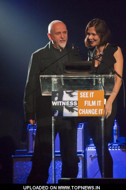 Peter Gabriel and Maggie Gyllenhaal at 6th Annual Focus for Change: Benefit 