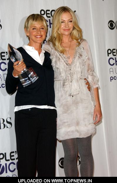 Portia De Rossi at 35th Annual People's Choice Awards - Press Room Portia De Rossi at 35th Annual People's Choice Awards - Press Room