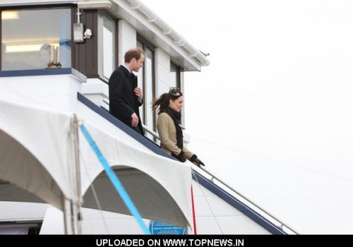 kate middleton and prince william lifeboat. Prince William and Fiancee